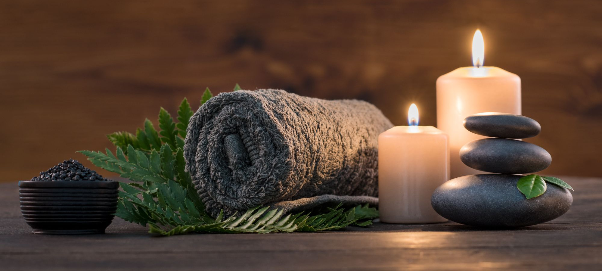 Towel and Stones